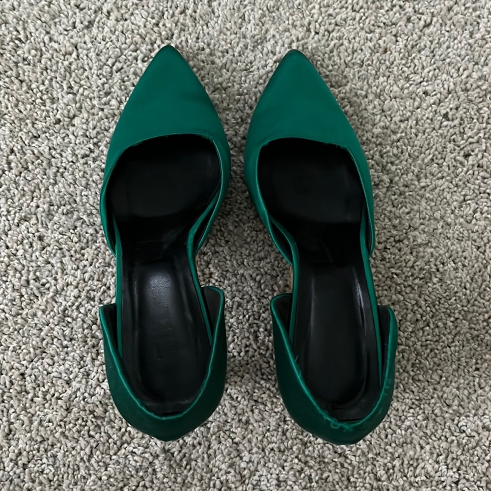 Tibi Satin Heels